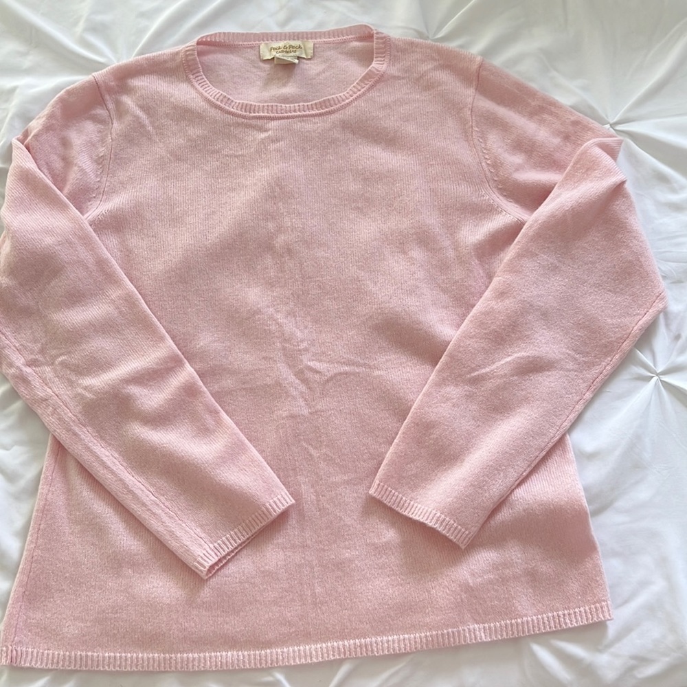 Peck and peck pink Cashmere sweater